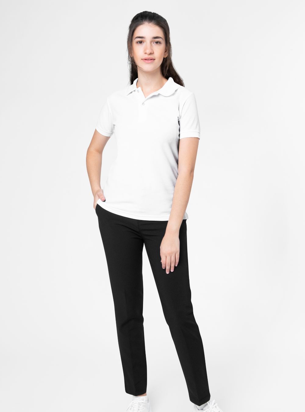 what to wear with polo shirt female